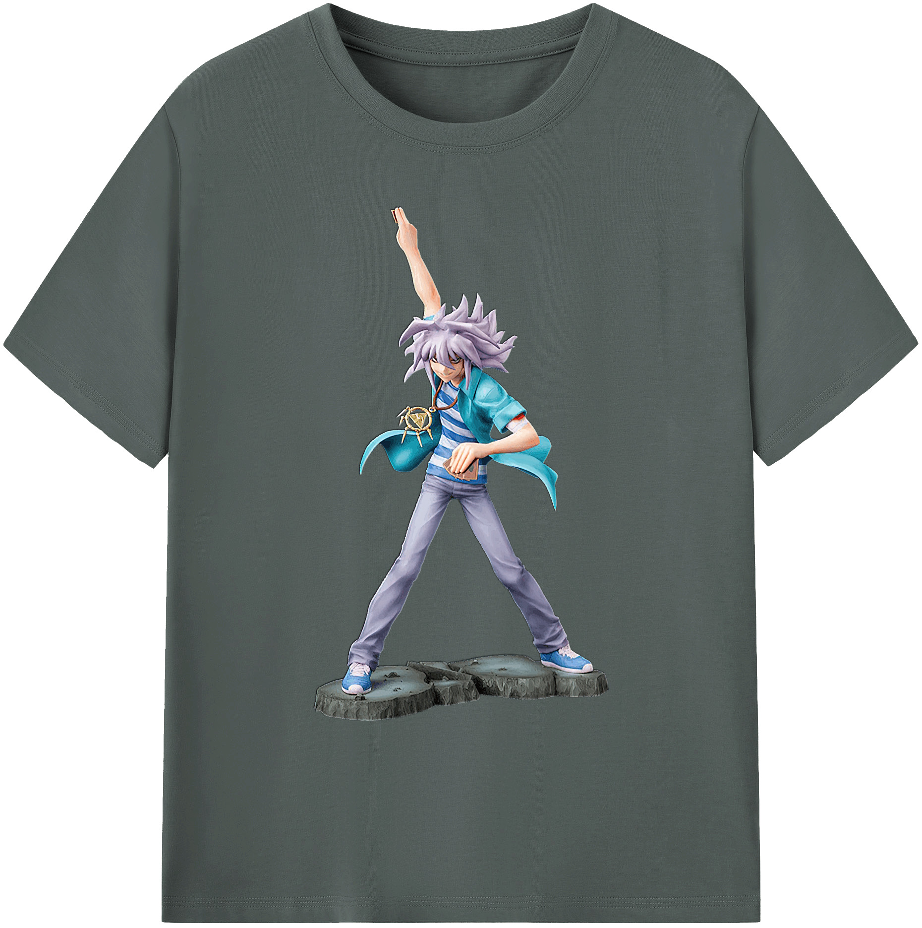 （画像用） 遊☆戯☆王 Yu-Gi-Oh! 綿100％ メンズ半袖Tシャツ｜肌触りやわらか＆通気性